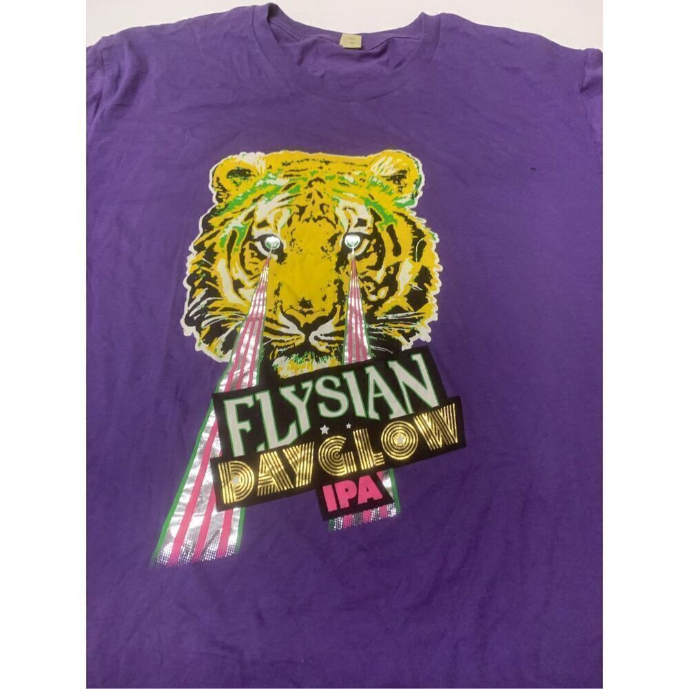 Multicolored Graphic Flysian DayGlow IPA T-shirt - Picture 2 of 6